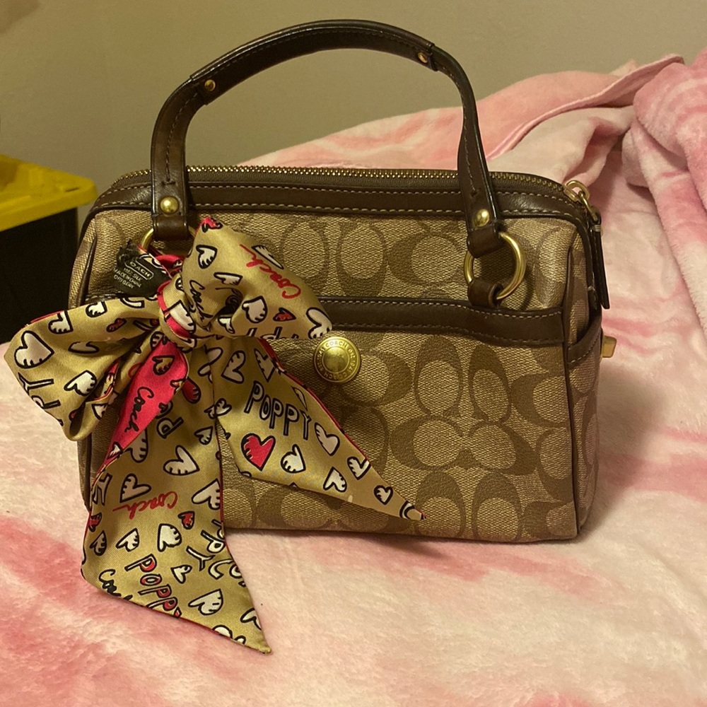 AUTHETIC coach bowler bag